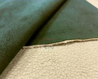 Флис с мехом DTY цвет №327 хаки 500 гр/м2